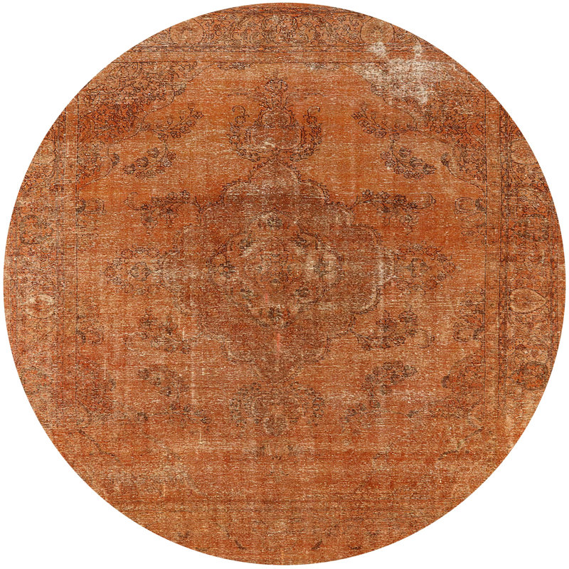 Moroccan Indoor Rug, Round 3'
