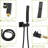 Square Shower - Oil Rubber Bronze 12 Inch Handheld Head Dual Function