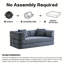 Canapé-lit, canapé compressé, canapé-lit convertible avec coussin convertible, stabilité accrue de la structure, canapé-lit confortable, pour la chambre à coucher du salon-992083761
