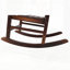 Chaise berçante de véranda en bois surdimensionnée avec assise large et dossier haut, bascule à haut dossier pour un confort extérieur et intérieur-133590268