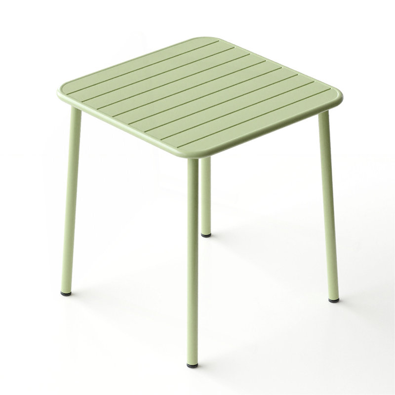 Table de salle à manger d'extérieur Sera, Vert antique