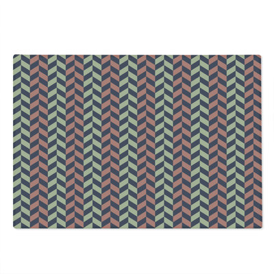 Planche à découper en verre chevrons east urban home