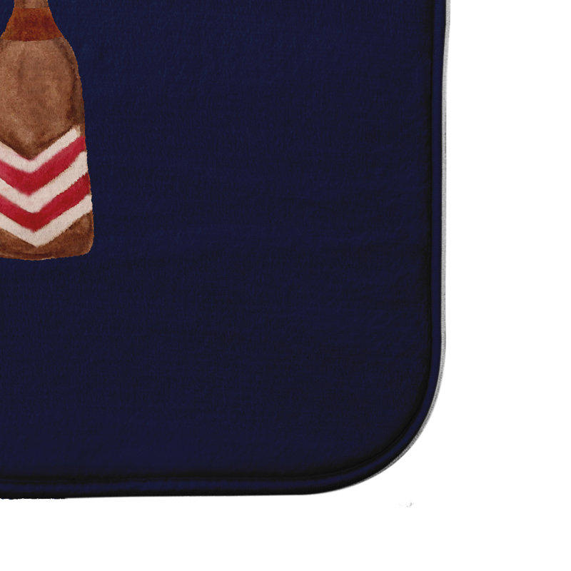 Stella Non-Slip Bath Mat, 17" W x 24" L, Navy