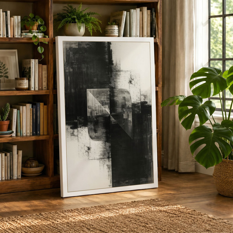 Urban Fragments Industrial - Wrapped Canvas, 30x20 - 76.2 x 50.8 cm, Cream Border