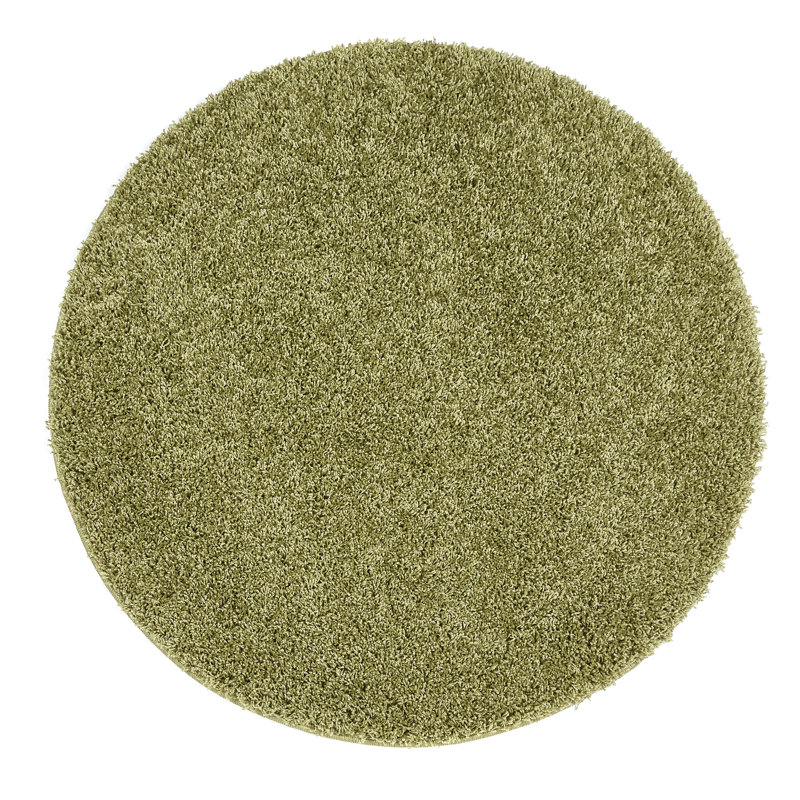 Buddy Olive Rug, Round 100cm