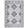 Machine Washable Rug with Rubber Backing for Living Room Oriental Non-Slip Area Rug Easy-Cleaning Vintage Floor Carpet for Bedroom Dining Room