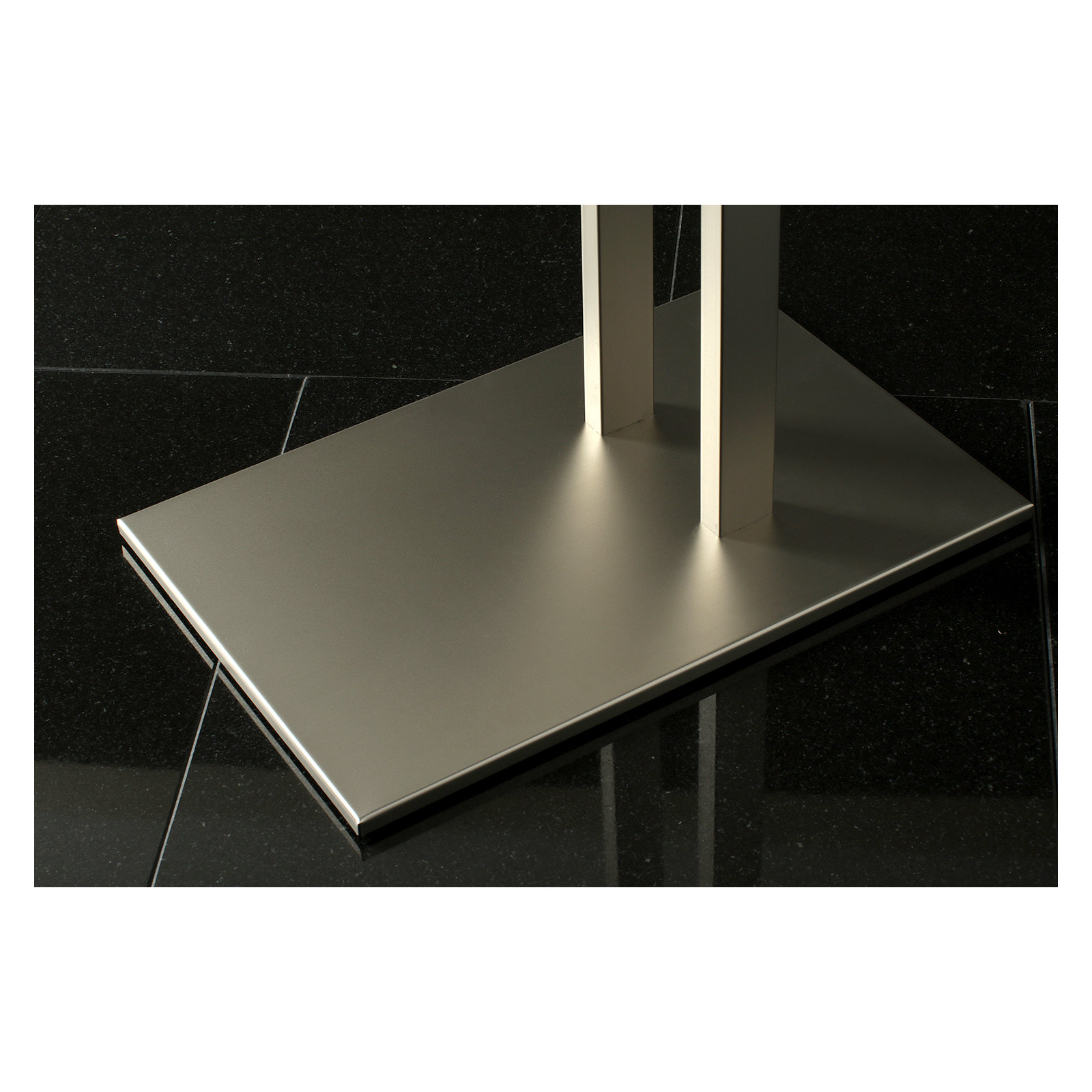 Kingston Brass Edenscape Freestanding Dual Towel Rack, Brushed Nickel