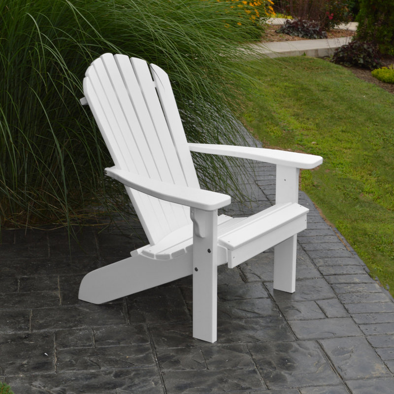 Addilyn Outdoor Adirondack Chair, Bright White