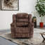 Fauteuil inclinable standard standard en microfibre respirante 38,6 po Sidh-99324968