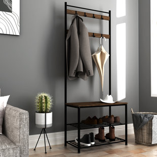 Lafontaine Hall Tree 70cm Wide with Shoe Storage