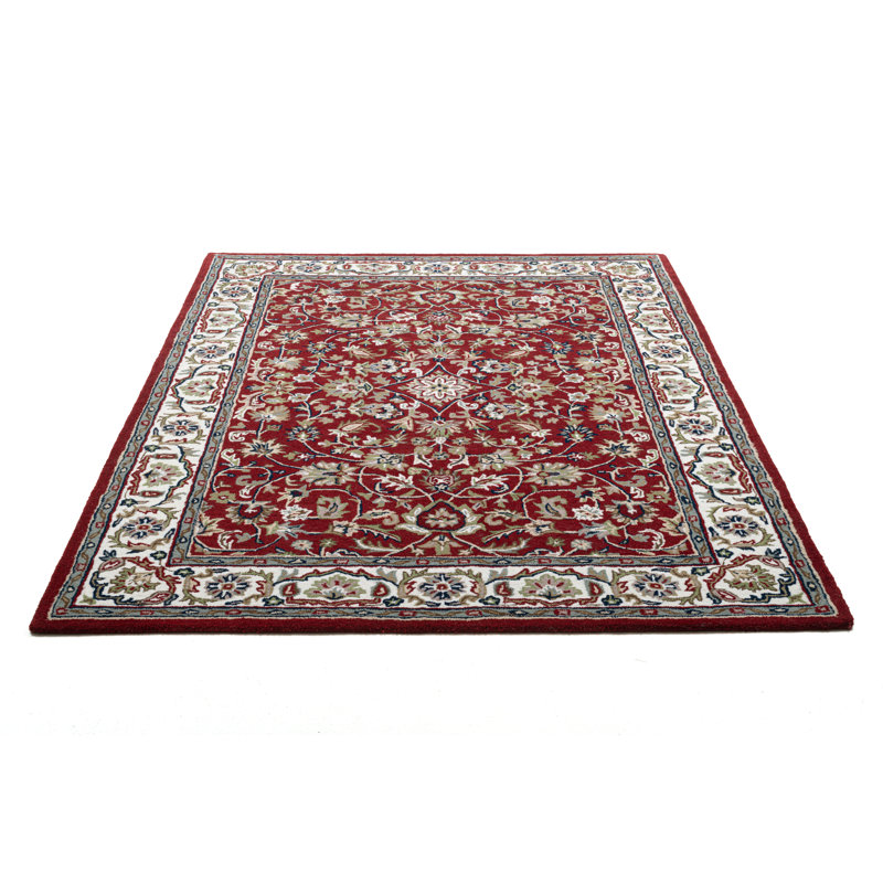 Hand-Tufted Oriental Rug Made Of Wool In Red, Rectangle 170cm x 240cm