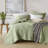 Mina Waffle Weave Textured Cozy Quilt Set-102616696-102616700