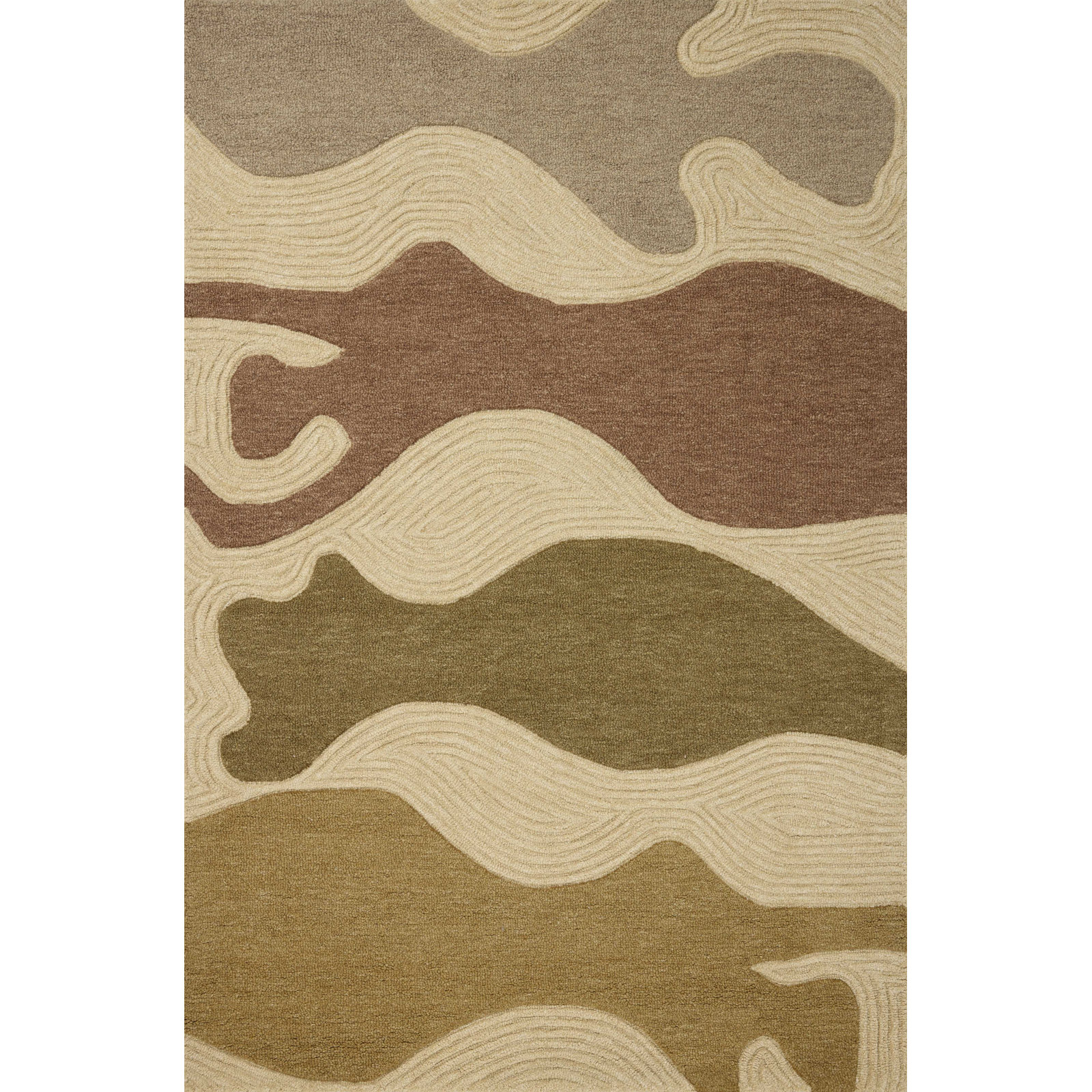 Brigette Romanek Madi Linen  Area Rug, Rectangle 8'6" x 11'6"