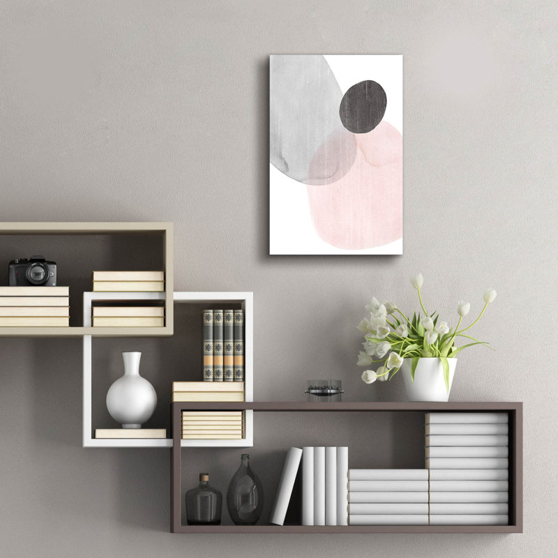«Shifting Spheres Iii» par Grace Popp, art mural en verre acrylique, H 24 po x l 16 po x P 0,2 po