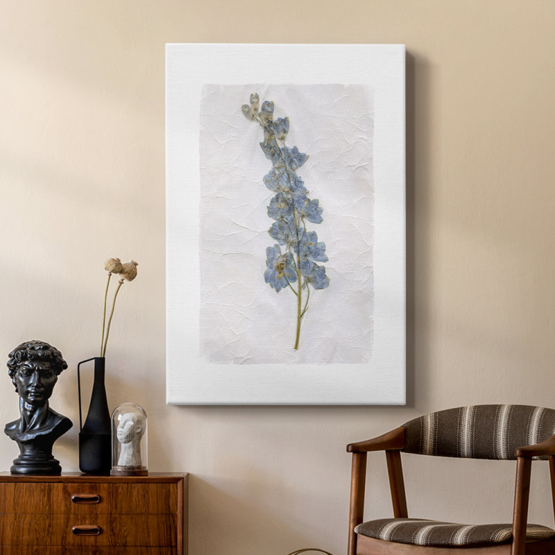 Découpage floral I - galerie Cavas sur mesure, H 27 po x l 18 po