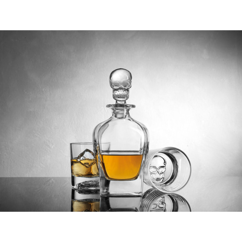 Skull 44 Oz. Crystal Whiskey Glass