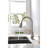 Brushed Nickel Kitchen Faucet With Pull Down Function And Dirt Body In Stainless Steel Sink Head Stain- Coating-280387184
