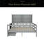 Lit plateforme en bois massif avec tiroirs et tablettes de rangement, amusant et peu encombrant-1901141789-1901141791