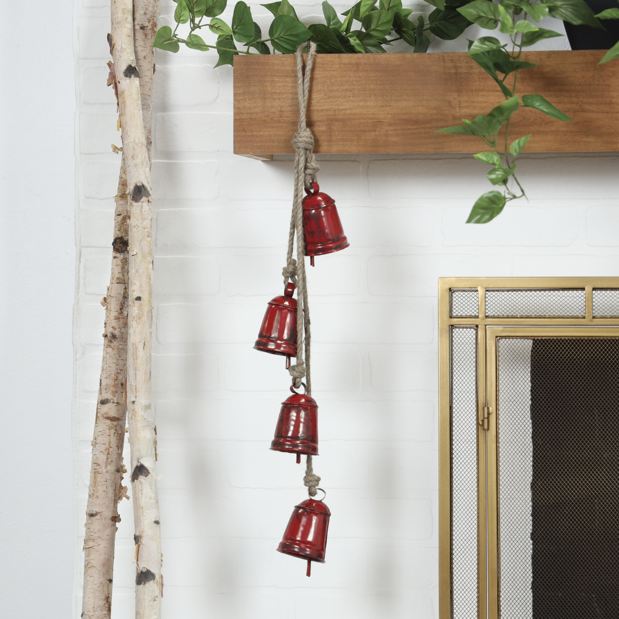 Kristen Decorative Bell, Red
