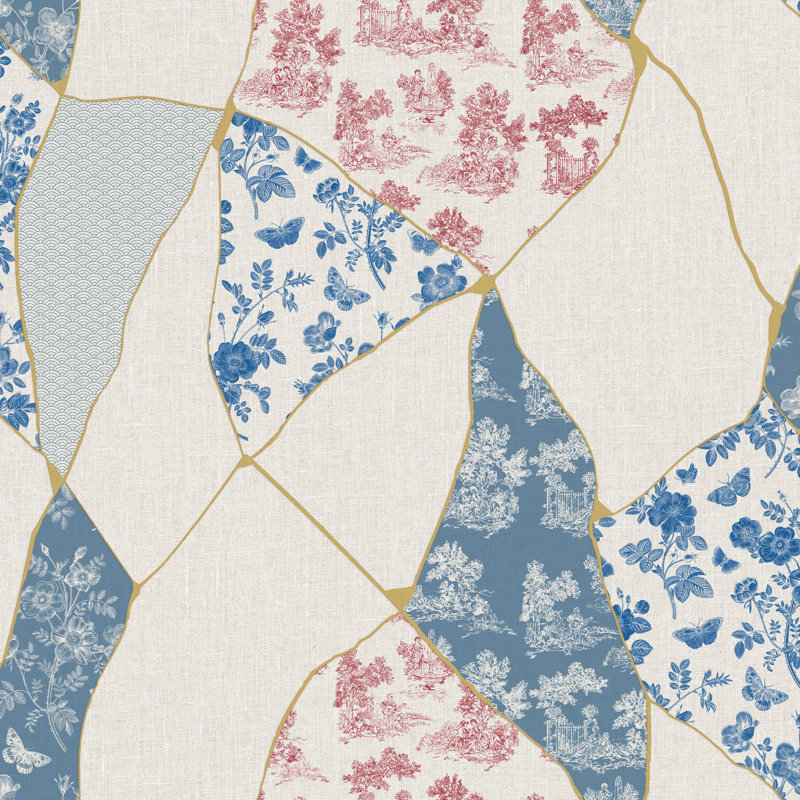 KINTSUGI, Cobalt/Crimson