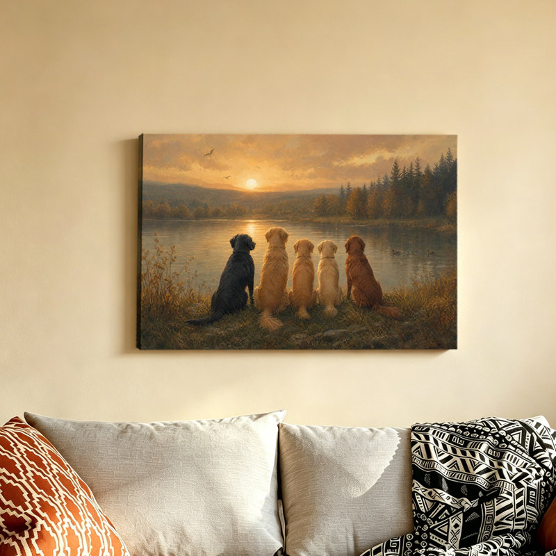 Toile, reproduction d'art sur toile, Labrador Retriever, 24 po x 36 po