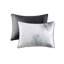 Édredon simple / simple TG Tie Dye comprenant une taie décorative en microfibre et un coussin décoratif en fourrure - Aquarelle colorée avec bordure passepoilée-117421867