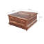 Antique Solid Wood Square Coffee Table