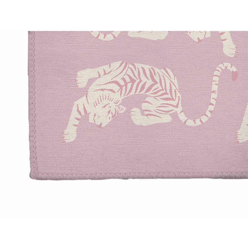 Hey Tiger Area Rug, Rectangle 2' x 3'