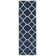 Carolene Hand Tufted Wool/Cotton/Latex Geometric Rug in Blue/Ivory