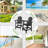 HDPE Tall Adirondack Chair Set with Table-95914943