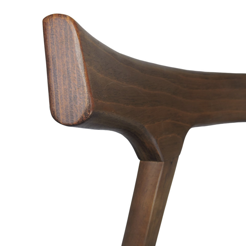 Casaleggio Fabric And Rubberwood Dining Chairs, Light Gray