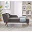 Banc rembourré en velours-93573798