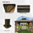 Outdoor Hardtop Gazebo Patio Galvanized Steel Double Roof Aluminum Frame Gazebo-108467814