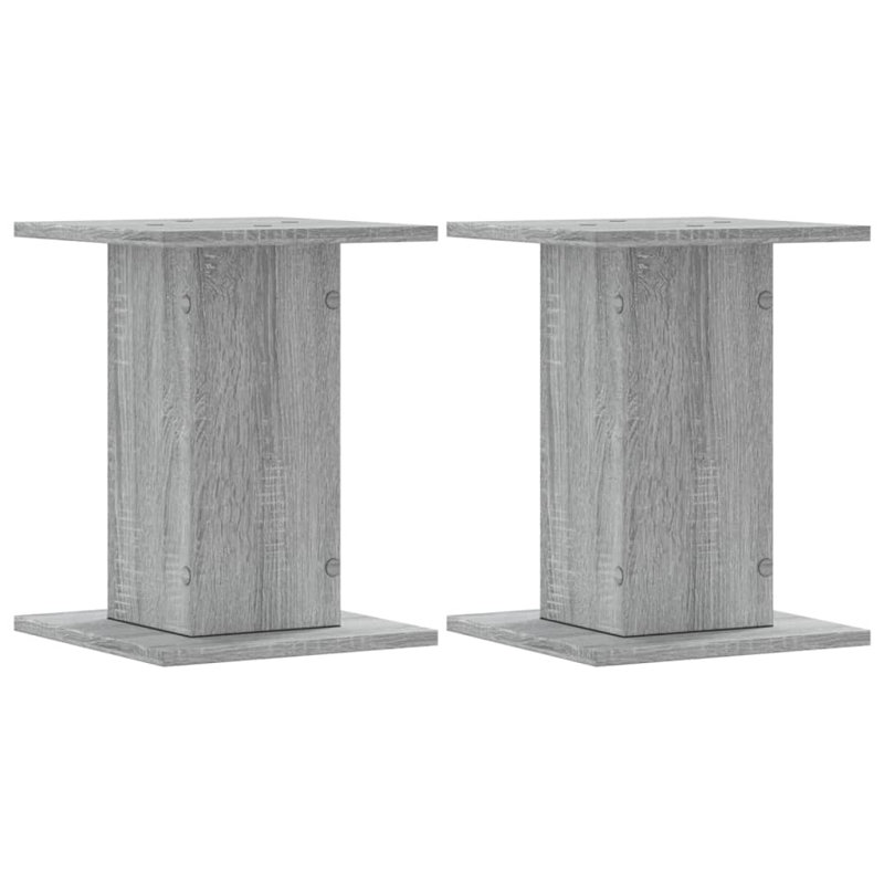 Support pour plante Vidaxl, Gris / Sonoma