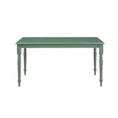 60" Solid Wood Rubberwood Dining Table