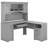 Ozro 60W L-Shape Executive Desk with Hutch-1764191519