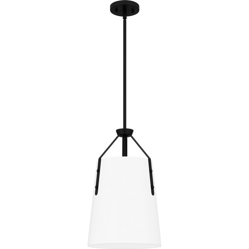 Nala 1 - Light Matte Black Cylinder Pendant