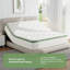 Grand matelas hybride 12 po en mousse à mémoire de forme moyenne dans une boîte, ressorts ensachés individuellement, plateau européen, CertiPUR-US-989829760-989829766