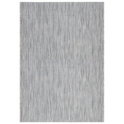 Autianna Grey/Navy Indoor/Outdoor Rug