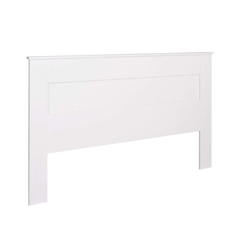 Xochitl Queen Headboard, Flat Wood Panel Headboard, 2.25" D x 64.5" W x 48" H, White, Queen, White