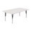 Plastic Adjustable Rectangle 6 Students Activity Table