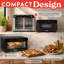 Friteuse à air numérique avec mode de convection Gourmia, 12 préréglages, pour pizza de 9 po, noir-121850028