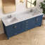 Meuble-lavabo double 84 po avec plateau en granite blanc Aura-2014650751-2014650741