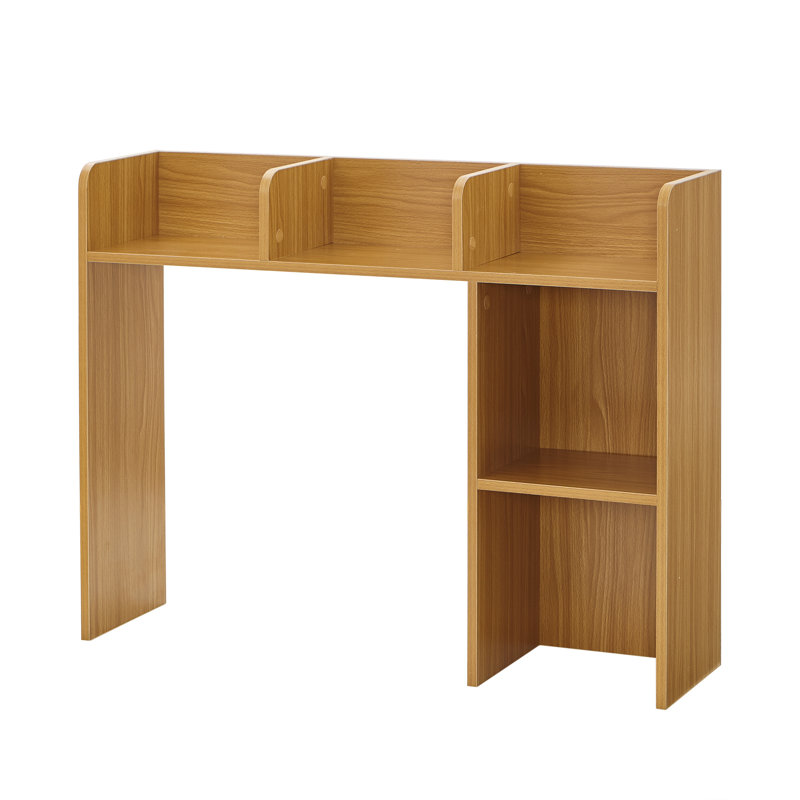 Classic Desk Bookshelf with Cubby, Beech