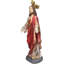 Figurine Catholique Sacré-Cœur de Jésus avec croix crucifix dorée 12 po