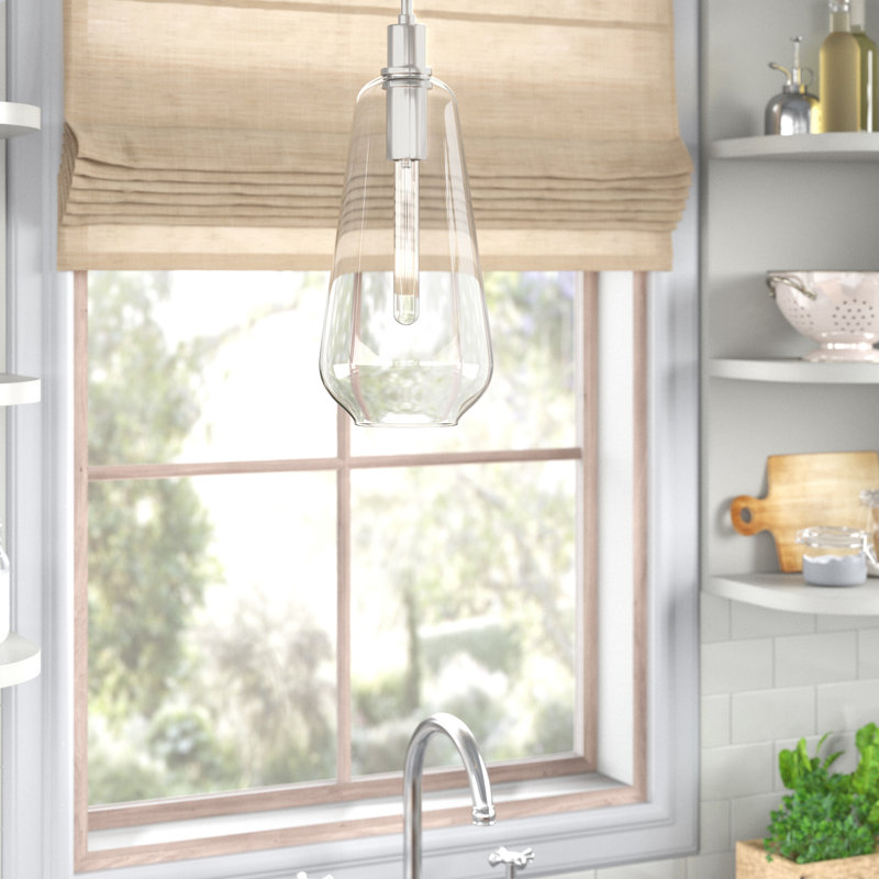 Caudillo 1 - Light Single Pendant, Satin Nickel