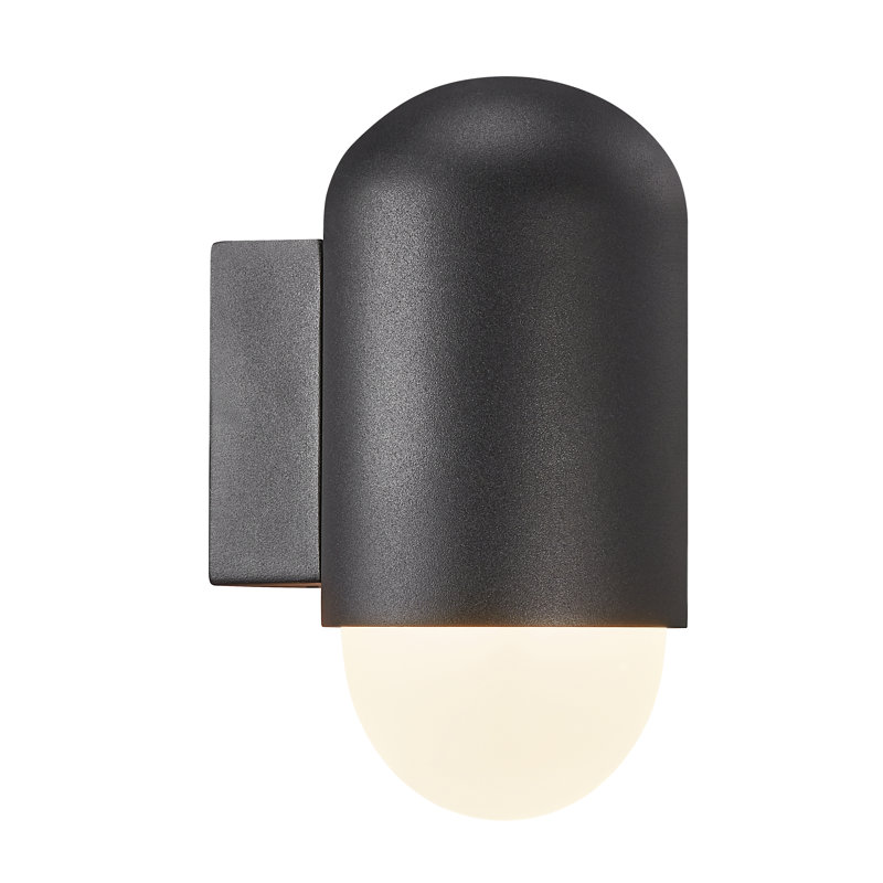 Heka Flush Mounted Sconce, Black