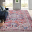 Tapis oriental rouge / bleu marine Adele-1536401294