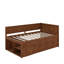 Lit de jour simple avec tiroirs et tablettes-813315602