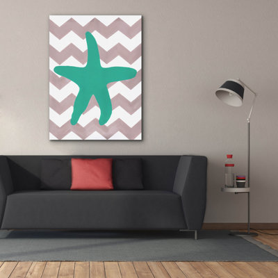 'Starfish' by Artpoptart Canvas Wall Art